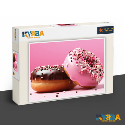KYUBA Premium-Puzzle 'Sweet Glace' in seiner edlen Design-Produktbox.