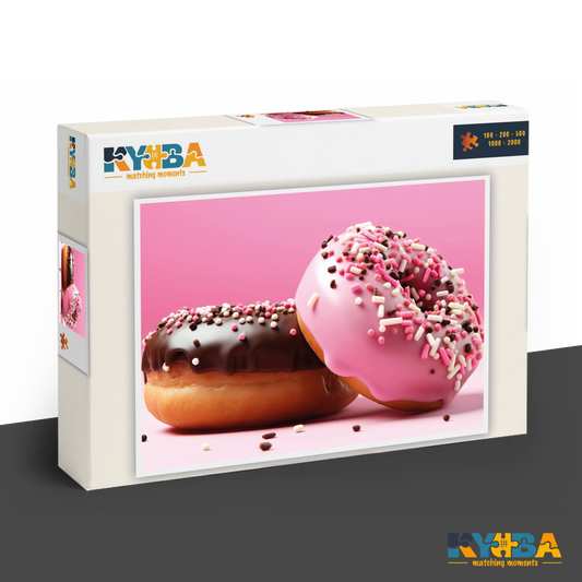 KYUBA Premium-Puzzle 'Sweet Glace' in seiner edlen Design-Produktbox.