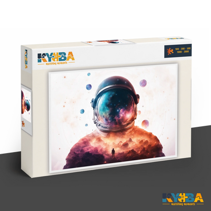KYUBA Premium-Puzzle 'Stellar Experience' in seiner edlen Design-Produktbox.