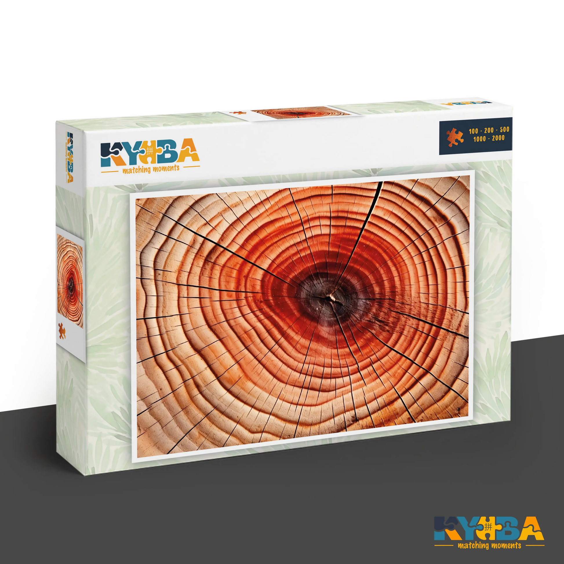 KYUBA Premium-Puzzle 'Eternal Circles' in seiner edlen Design-Produktbox.