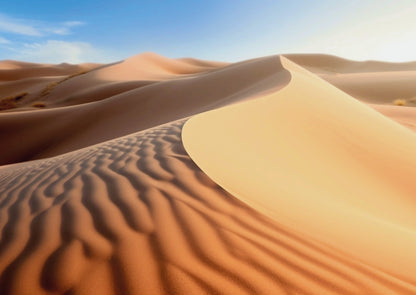 Das detailreiche, farbenfrohe Kunstmotiv des KYUBA Premium-Puzzle 'Golden Dunes's.