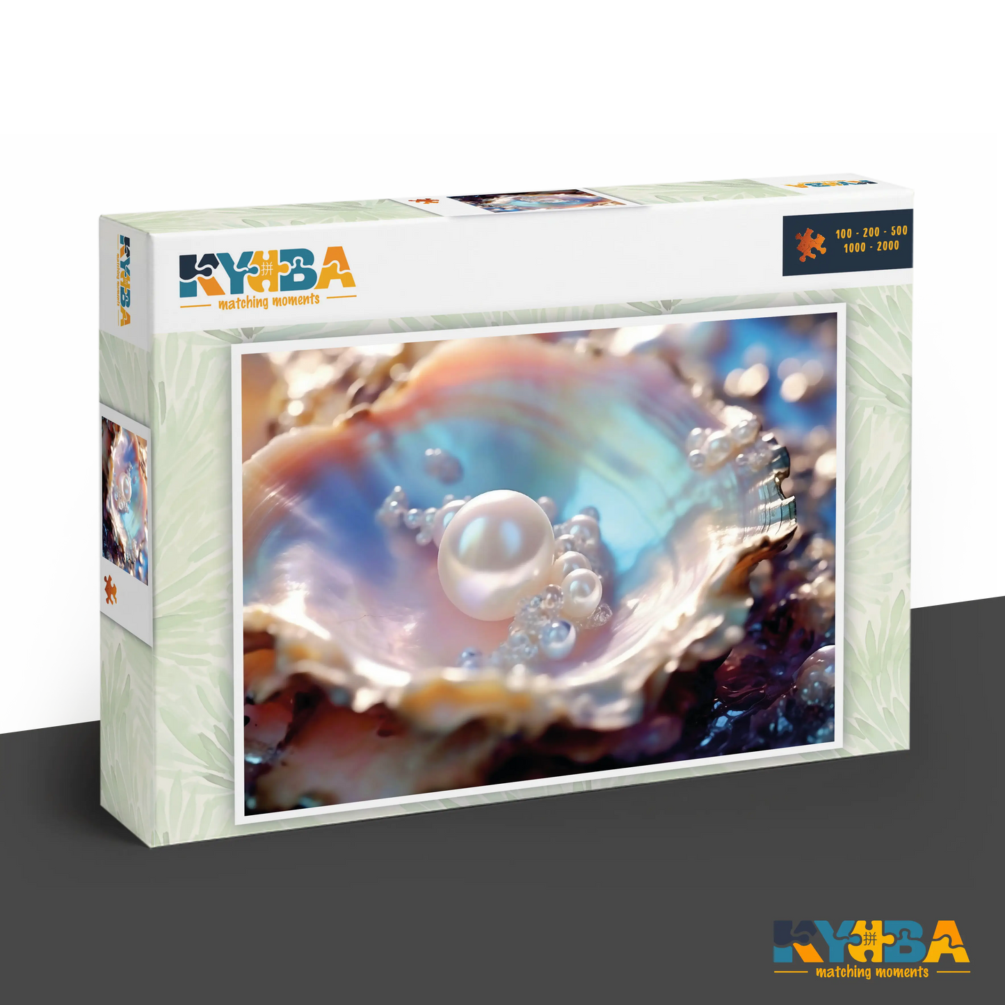 KYUBA Premium-Puzzle 'Oceans Treasure' in seiner edlen Design-Produktbox.