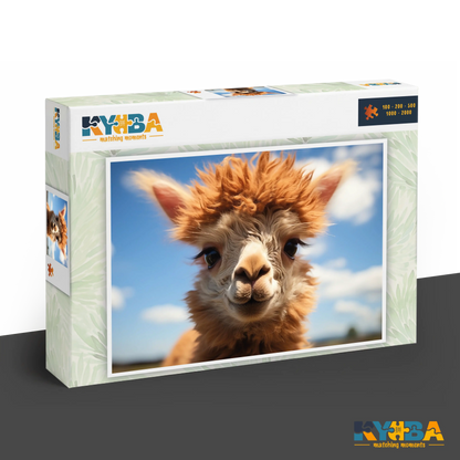 KYUBA Premium-Puzzle 'Andean Smile' in seiner edlen Design-Produktbox.