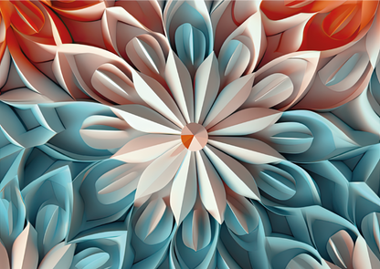 KYUBA Premium-Puzzle 'Blooming Origami' in seiner edlen Design-Produktbox.