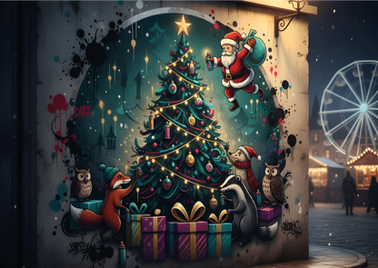 KYUBA Premium-Puzzle 'Festive Brickwork' in seiner edlen Design-Produktbox.