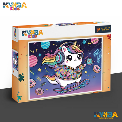 KYUBA Premium-Puzzle 'Magic Ride' in seiner edlen Design-Produktbox.